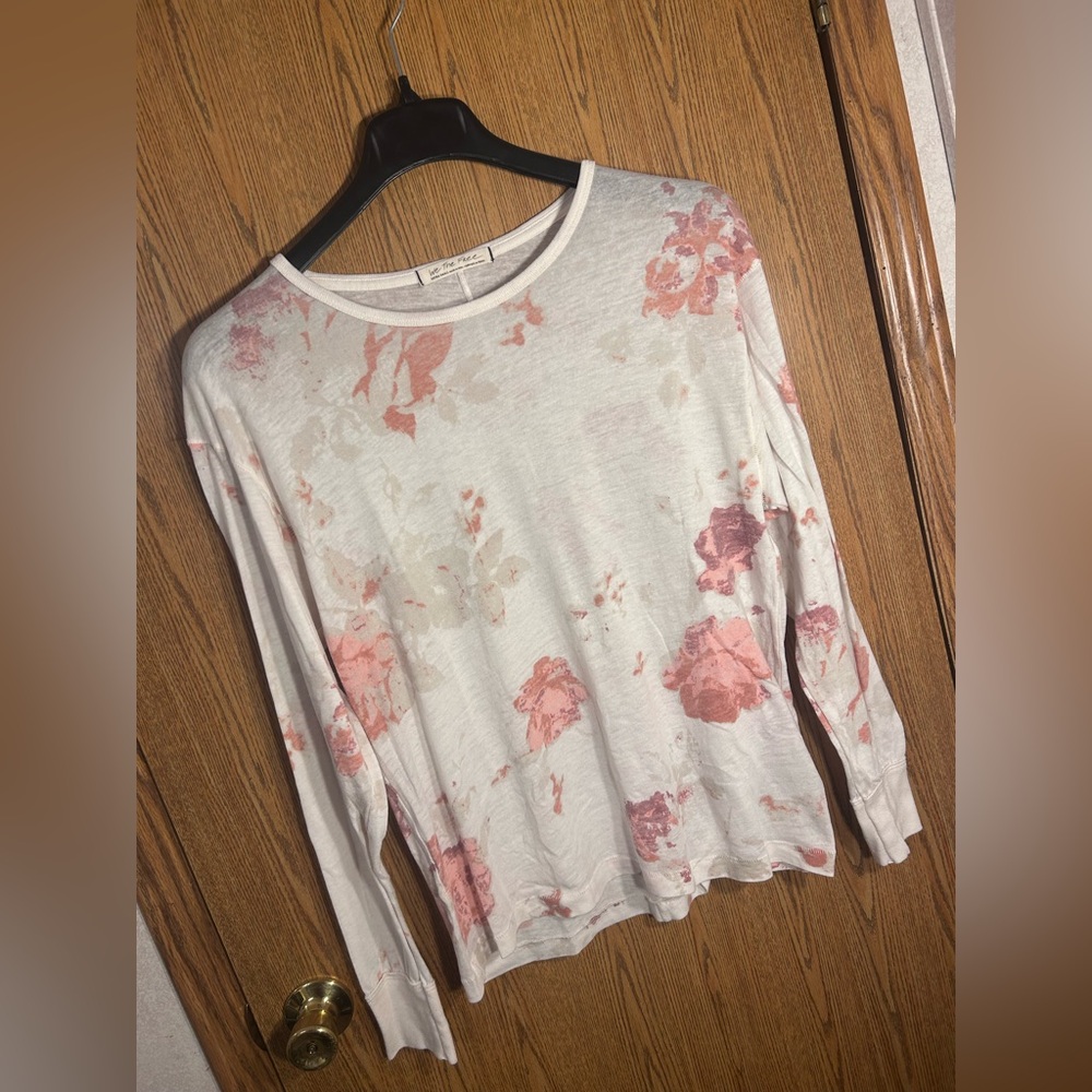 Free People Arielle Floral Top